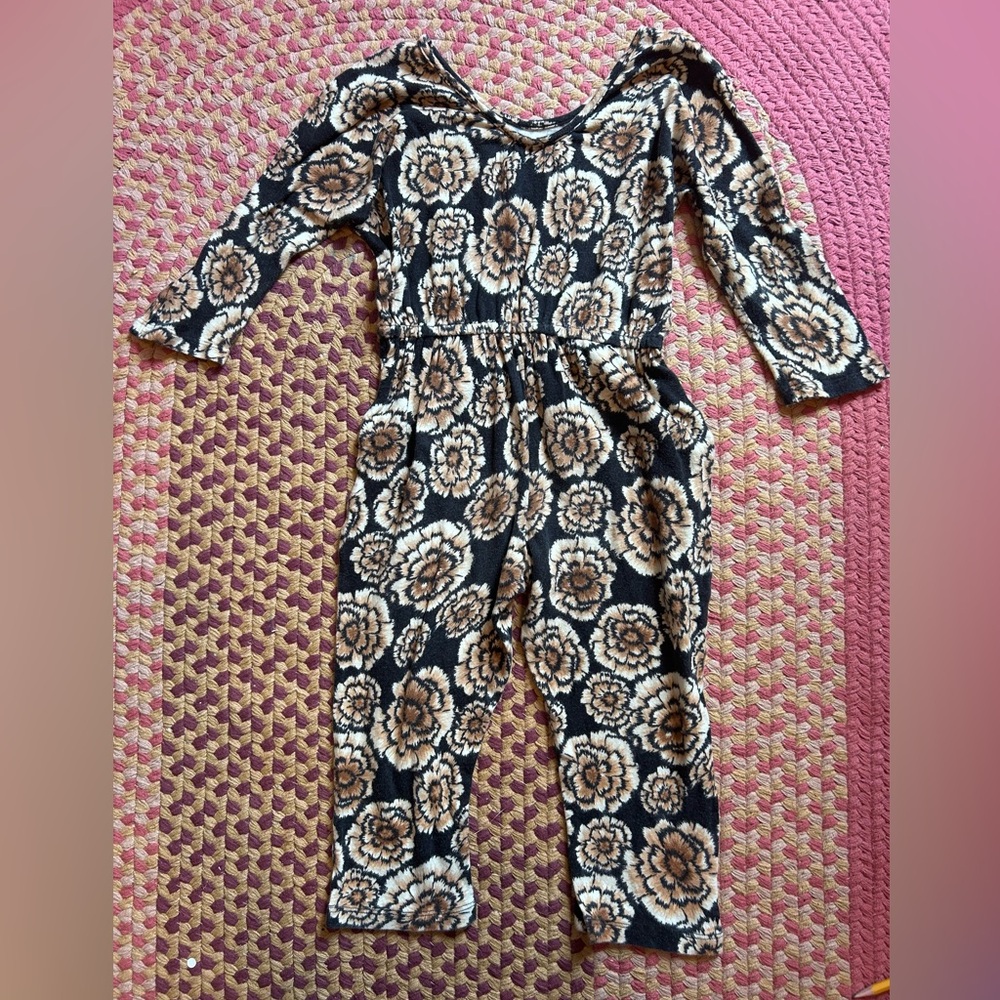Ultra violet kids floral romper